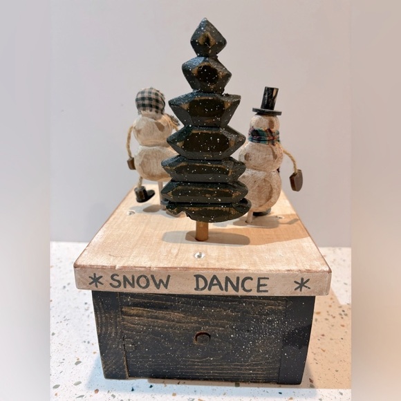 VTG 90s Holiday Christmas Snow Dance, Let it Snow, Snowman‎ Family Wooden Decor - Picture 6 of 8